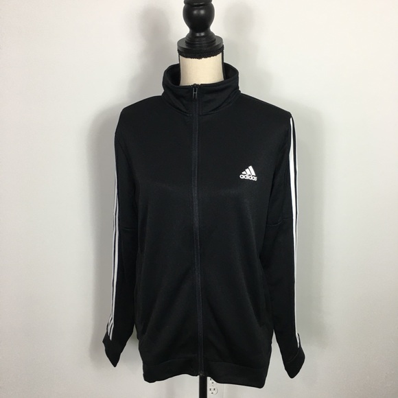 adidas Jackets & Coats Womans Black Adidas Team Sports Track Jacket